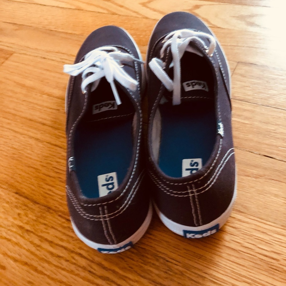 Keds navy blue Canvas Sneakers with White Soles and Laces. NEW 8.5 - Picture 2 of 6